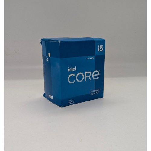 Купить Процессор Intel Core i5-12400F 2.5(4.4)GHz 18MB s1700 Box (BX8071512400F) (Состояние нового, 685228) с проверкой совместимости: обзор, характеристики, цена в Киеве, Днепре, Одессе, Харькове, Украине | интернет-магазин TELEMART.UA фото