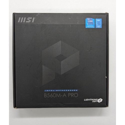 Купить Материнская плата MSI B560M-A PRO (s1200, Intel B560) (Восстановлено продавцом, 685269) с проверкой совместимости: обзор, характеристики, цена в Киеве, Днепре, Одессе, Харькове, Украине | интернет-магазин TELEMART.UA фото