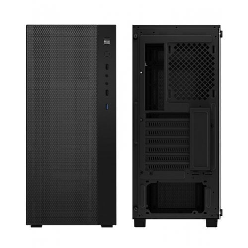 Корпус Deepcool MATREXX 55 MESH ADD-RGB 4F Tempered Glass без БЖ (DP-ATX-MATREXX55-MESH-AR-4F) Black (Стан нового, 685273) купити з перевіркою сумісності: огляд, характеристики, ціна у Києві, Львові, Вінниці, Хмельницькому, Івано-Франківську, Україні | інтернет-магазин TELEMART.UA фото