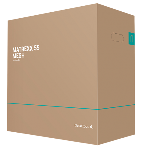 Корпус Deepcool MATREXX 55 MESH ADD-RGB 4F Tempered Glass без БЖ (DP-ATX-MATREXX55-MESH-AR-4F) Black (Стан нового, 685273) купити з перевіркою сумісності: огляд, характеристики, ціна у Києві, Львові, Вінниці, Хмельницькому, Івано-Франківську, Україні | інтернет-магазин TELEMART.UA фото