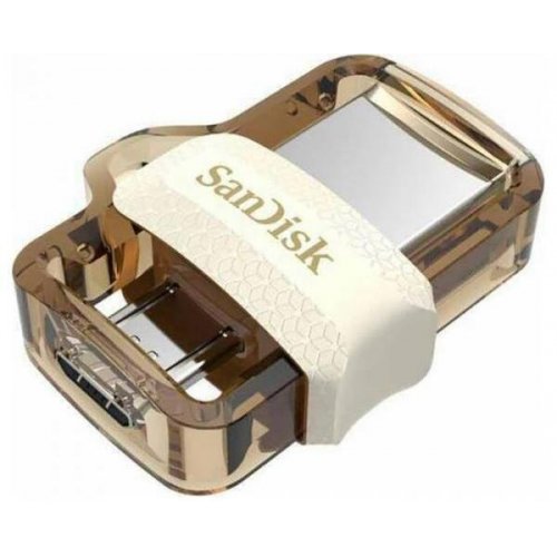 Купить Накопитель SanDisk Ultra Dual Drive 32GB USB 3.0 OTG White Gold (SDDD3-032G-G46GW) - цена в Харькове, Киеве, Днепре, Одессе
в интернет-магазине Telemart фото