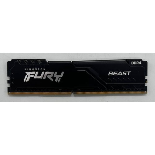 Купить Озу Kingston DDR4 16GB 3200Mhz FURY Beast Black (KF432C16BB/16) (Восстановлено продавцом, 685285) с проверкой совместимости: обзор, характеристики, цена в Киеве, Днепре, Одессе, Харькове, Украине | интернет-магазин TELEMART.UA фото