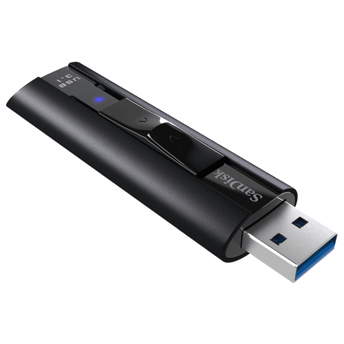 Купити Накопичувач SanDisk Extreme Pro 256GB USB 3.1 Black (SDCZ880-256G-G46) - ціна в Києві, Львові, Вінниці, Хмельницькому, Франківську, Україні | інтернет-магазин TELEMART.UA фото