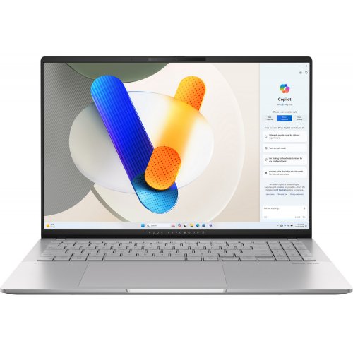 Купить Ноутбук Asus Vivobook S 16 OLED M5606UA-MX025 (90NB1483-M00110) Cool Silver - цена в Харькове, Киеве, Днепре, Одессе
в интернет-магазине Telemart фото