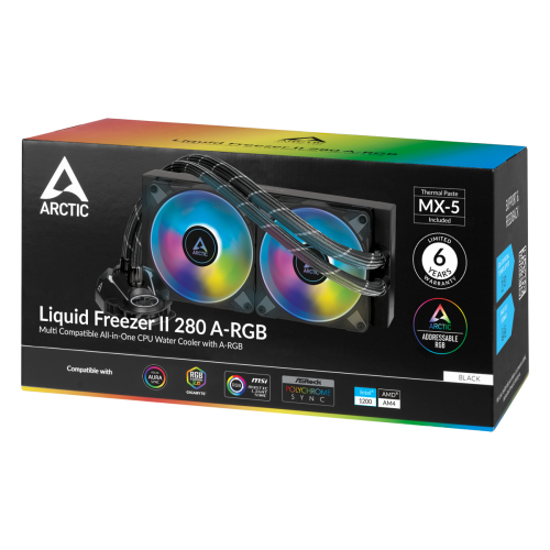 Купить Уценка готовая сво Arctic Liquid Freezer II 280 A-RGB (ACFRE00106A) (Следы использования, 685559) с проверкой совместимости: обзор, характеристики, цена в Киеве, Днепре, Одессе, Харькове, Украине | интернет-магазин TELEMART.UA фото