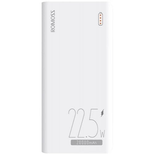 Купить Powerbank Romoss SENSE6F 20000mAh 22.5W (PPH80-611-1133H) White - цена в Харькове, Киеве, Днепре, Одессе
в интернет-магазине Telemart фото