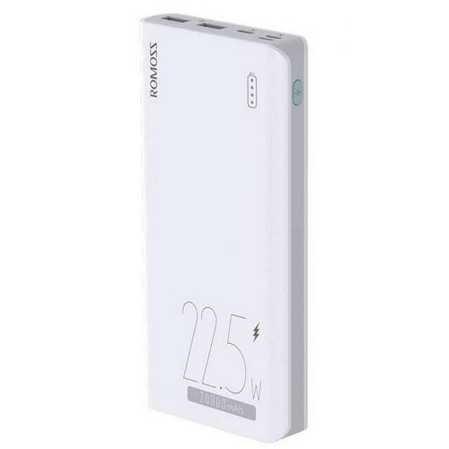 Купить Powerbank Romoss SENSE6F 20000mAh 22.5W (PPH80-611-1133H) White - цена в Харькове, Киеве, Днепре, Одессе
в интернет-магазине Telemart фото