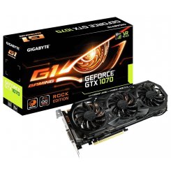 Відеокарта Gigabyte GeForce GTX 1070 G1 ROCK 8192MB (GV-N1070G1 ROCK-8GD) (Відновлено продавцем, 685672)