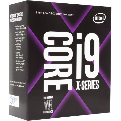 Фото Процессор Intel Core i9-7900X 3.3(4.3)GHz 13.75MB s2066 Box (BX80673I97900X)