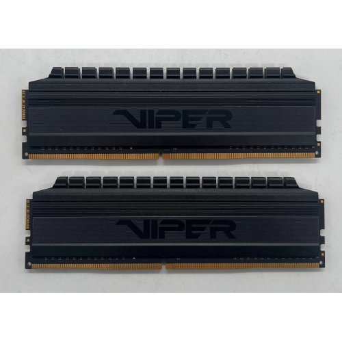 Озп Patriot DDR4 16GB (2x8GB) 3600Mhz Viper 4 Blackout (PVB416G360C7K) (Відновлено продавцем, 686590) купити з перевіркою сумісності: огляд, характеристики, ціна у Києві, Львові, Вінниці, Хмельницькому, Івано-Франківську, Україні | інтернет-магазин TELEMART.UA фото