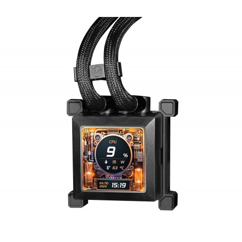 Готова СВО Lian Li HydroShift LCD 360R (G89.GHSLCD36RB.00) Black купити з перевіркою сумісності: огляд, характеристики, ціна у Києві, Львові, Вінниці, Хмельницькому, Івано-Франківську, Україні | інтернет-магазин TELEMART.UA фото