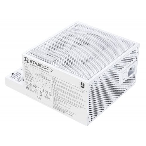 Блок живлення Lian Li Edge 1000W (G9P.EG1000.WE00.EU) White купити з перевіркою сумісності: огляд, характеристики, ціна у Києві, Львові, Вінниці, Хмельницькому, Івано-Франківську, Україні | інтернет-магазин TELEMART.UA фото