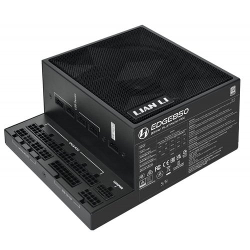 Блок живлення Lian Li Edge 850W (G9P.EG0850.BE00.EU) Black купити з перевіркою сумісності: огляд, характеристики, ціна у Києві, Львові, Вінниці, Хмельницькому, Івано-Франківську, Україні | інтернет-магазин TELEMART.UA фото