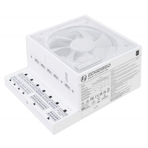 Блок живлення Lian Li Edge 850W (G9P.EG0850.WE00.EU) White купити з перевіркою сумісності: огляд, характеристики, ціна у Києві, Львові, Вінниці, Хмельницькому, Івано-Франківську, Україні | інтернет-магазин TELEMART.UA фото