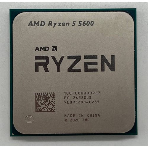 Процесор AMD Ryzen 5 5600 3.5(4.4)GHz 32MB sAM4 Tray (100-000000927) (Відновлено продавцем, 686876) купити з перевіркою сумісності: огляд, характеристики, ціна у Києві, Львові, Вінниці, Хмельницькому, Івано-Франківську, Україні | інтернет-магазин TELEMART.UA фото