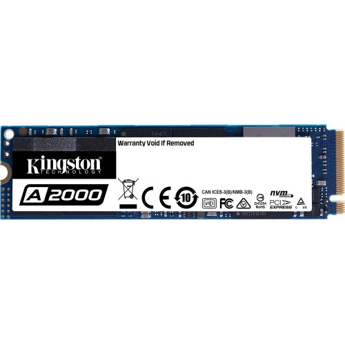 Ssd-диск Kingston A2000 3D NAND 250GB M.2 (2280 PCI-E) NVMe x4 (SA2000M8/250G) (Відновлено продавцем, 686878) купити з перевіркою сумісності: огляд, характеристики, ціна у Києві, Львові, Вінниці, Хмельницькому, Івано-Франківську, Україні | інтернет-магазин TELEMART.UA фото