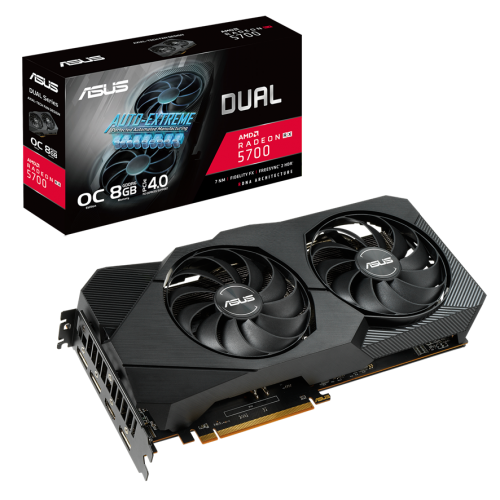 Відеокарта Asus Radeon RX 5700 Dual Evo OC 8192MB (DUAL-RX5700-O8G-EVO) (Відновлено продавцем, 686904) купити з перевіркою сумісності: огляд, характеристики, ціна у Києві, Львові, Вінниці, Хмельницькому, Івано-Франківську, Україні | інтернет-магазин TELEMART.UA фото