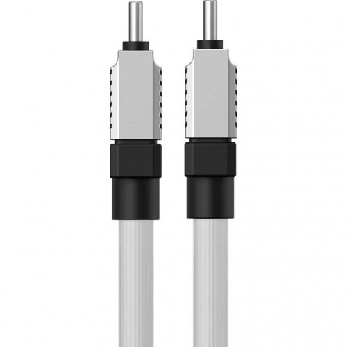 Купити Кабель Baseus CoolPlay Series USB Type-C to USB Type-C 100W 2m (CAKW000302) White - ціна в Києві, Львові, Вінниці, Хмельницькому, Франківську, Україні | інтернет-магазин TELEMART.UA фото