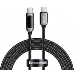 Кабель Baseus Display USB Type-C to USB Type-C 100W 1m (CATSK-B01) Black