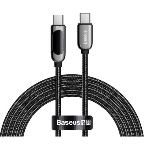 Купити Кабель Baseus Display USB Type-C to USB Type-C 100W 1m (CATSK-B01) Black - ціна в Києві, Львові, Вінниці, Хмельницькому, Франківську, Україні | інтернет-магазин TELEMART.UA фото