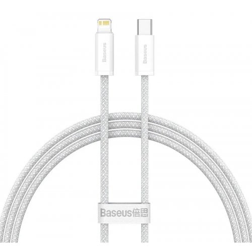 Купить Кабель Baseus Dynamic Series USB Type-C to Lightning 20W 2m (CALD000102) White - цена в Харькове, Киеве, Днепре, Одессе
в интернет-магазине Telemart фото