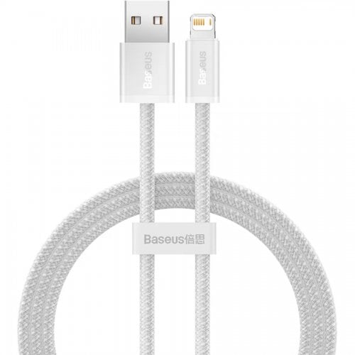 Купить Кабель Baseus Dynamic Series USB to Lightning 1m (CALD000402) White - цена в Харькове, Киеве, Днепре, Одессе
в интернет-магазине Telemart фото