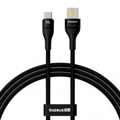 Кабель Baseus Flash 2 USB to USB Type-C 100W 2m (P10311804111-01) Black