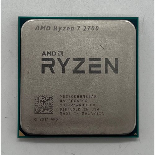 Купить Процессор AMD Ryzen 7 2700 3.2(4.1)GHz 16MB sAM4 Tray (YD2700BBAFMPK) (Восстановлено продавцом, 686984) с проверкой совместимости: обзор, характеристики, цена в Киеве, Днепре, Одессе, Харькове, Украине | интернет-магазин TELEMART.UA фото