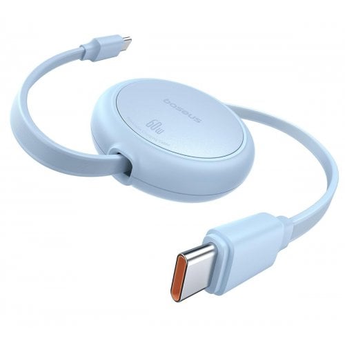 Купить Кабель Baseus Free2Pull Mini USB Type-C to USB Type-C 60W 1m (P10364500311-01) Galaxy Blue - цена в Харькове, Киеве, Днепре, Одессе
в интернет-магазине Telemart фото