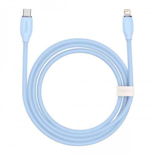 Купить Кабель Baseus Jelly Liquid Silica Gel USB Type-C to Lightning 20W 2m (CAGD020103) Blue - цена в Харькове, Киеве, Днепре, Одессе
в интернет-магазине Telemart фото