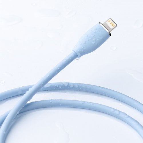 Купить Кабель Baseus Jelly Liquid Silica Gel USB Type-C to Lightning 20W 2m (CAGD020103) Blue - цена в Харькове, Киеве, Днепре, Одессе
в интернет-магазине Telemart фото