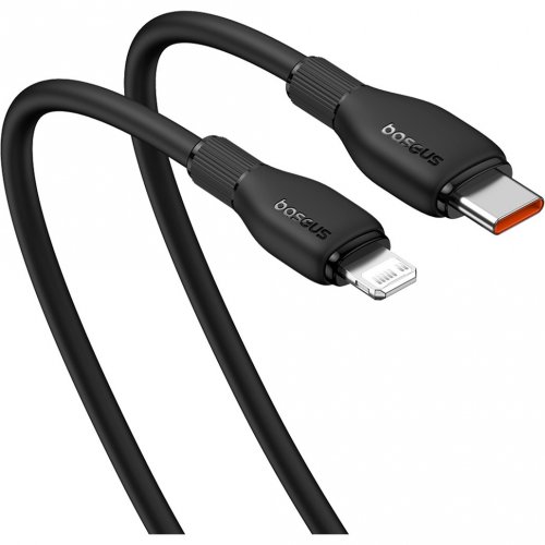 Купити Кабель Baseus Pudding Series USB Type-C to Lightning 20W 1.2m (P10355701111-00) Black - ціна в Києві, Львові, Вінниці, Хмельницькому, Франківську, Україні | інтернет-магазин TELEMART.UA фото