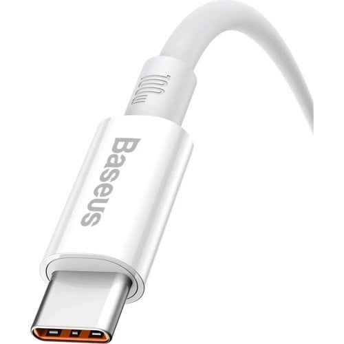 Купити Кабель Baseus Superior Series USB to USB Type-C 100W 1m (P10320102214-01) White - ціна в Києві, Львові, Вінниці, Хмельницькому, Франківську, Україні | інтернет-магазин TELEMART.UA фото