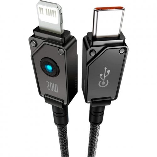 Купить Кабель Baseus Unbreakable Series USB Type-C to Lightning 20W 1m (P10355803111-00) Cluster Black - цена в Харькове, Киеве, Днепре, Одессе
в интернет-магазине Telemart фото