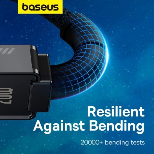 Купить Кабель Baseus Unbreakable Series USB Type-C to Lightning 20W 1m (P10355803111-00) Cluster Black - цена в Харькове, Киеве, Днепре, Одессе
в интернет-магазине Telemart фото