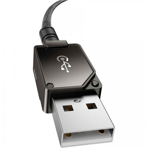 Купити Кабель Baseus Unbreakable Series USB to Lightning 1m (P10355802111-00) Cluster Black - ціна в Києві, Львові, Вінниці, Хмельницькому, Франківську, Україні | інтернет-магазин TELEMART.UA фото