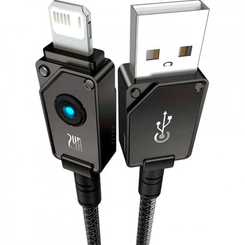 Купить Кабель Baseus Unbreakable Series USB to Lightning 2m (P10355802111-01) Cluster Black - цена в Харькове, Киеве, Днепре, Одессе
в интернет-магазине Telemart фото