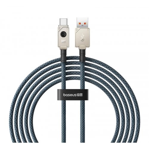 Купити Кабель Baseus Unbreakable Series USB to USB Type-C 100W 2m (P10355801221-01) Stellar White - ціна в Києві, Львові, Вінниці, Хмельницькому, Франківську, Україні | інтернет-магазин TELEMART.UA фото