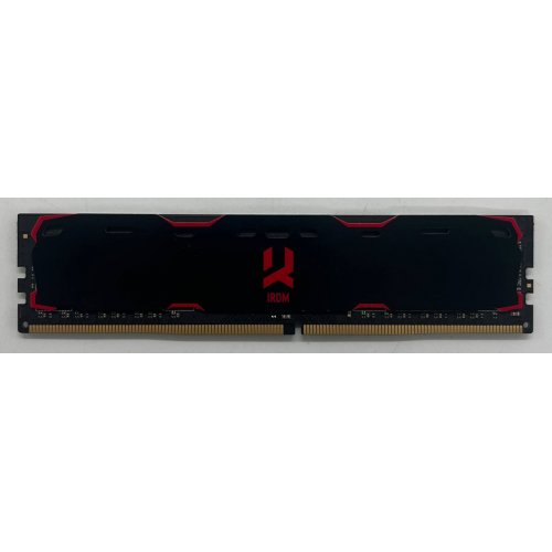 Озп GoodRAM DDR4 8GB 2400Mhz IRDM Black (IR-2400D464L17S/8G) (Відновлено продавцем, 687036) купити з перевіркою сумісності: огляд, характеристики, ціна у Києві, Львові, Вінниці, Хмельницькому, Івано-Франківську, Україні | інтернет-магазин TELEMART.UA фото