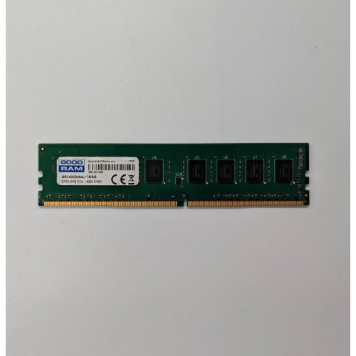 Озп GoodRAM DDR4 8GB 2400Mhz (GR2400D464L17S/8G) (Відновлено продавцем, 687037) купити з перевіркою сумісності: огляд, характеристики, ціна у Києві, Львові, Вінниці, Хмельницькому, Івано-Франківську, Україні | інтернет-магазин TELEMART.UA фото