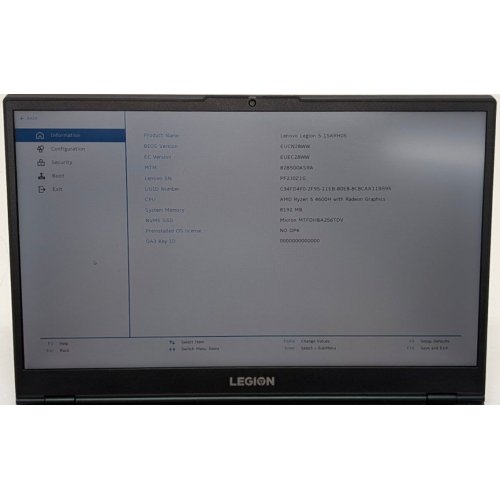 Купити Ноутбук Lenovo Legion 5 15ARH05 (82B500KKRA) Phantom Black (Відновлено продавцем, 687044) - ціна в Києві, Львові, Вінниці, Хмельницькому, Франківську, Україні | інтернет-магазин TELEMART.UA фото