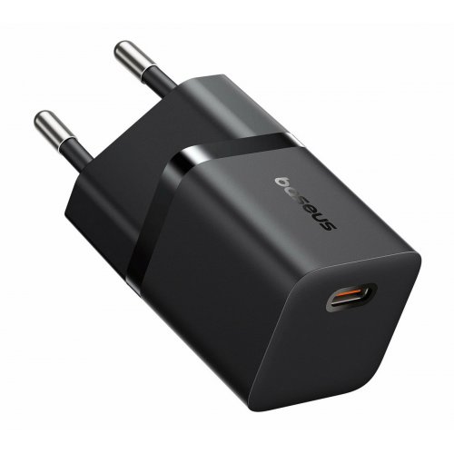 Купить Сетевое зарядное устройство Baseus GaN5 Mini USB Type-C 25W + кабель USB Type-C to USB Type-C (P10110909113-01) Black - цена в Харькове, Киеве, Днепре, Одессе
в интернет-магазине Telemart фото