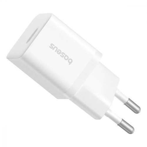 Купить Сетевое зарядное устройство Baseus GaN5 Mini USB Type-C 25W (P10110909213-00) White - цена в Харькове, Киеве, Днепре, Одессе
в интернет-магазине Telemart фото