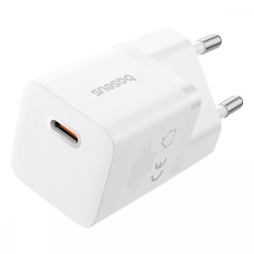 Купить Сетевое зарядное устройство Baseus GaN5 Mini USB Type-C 25W (P10110909213-00) White - цена в Харькове, Киеве, Днепре, Одессе
в интернет-магазине Telemart фото