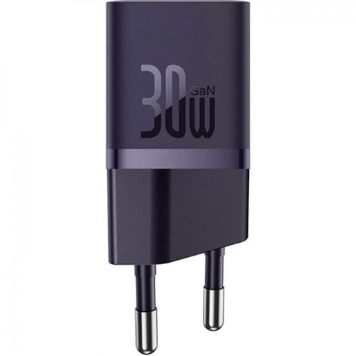 Купити Мережевий зарядний пристрій Baseus GaN5 Mini USB Type-C 30W (CCGN070705) Purple - ціна в Києві, Львові, Вінниці, Хмельницькому, Франківську, Україні | інтернет-магазин TELEMART.UA фото