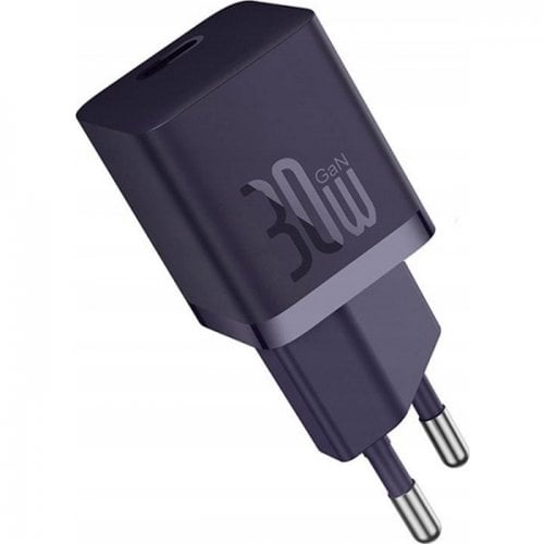 Купити Мережевий зарядний пристрій Baseus GaN5 Mini USB Type-C 30W (CCGN070705) Purple - ціна в Києві, Львові, Вінниці, Хмельницькому, Франківську, Україні | інтернет-магазин TELEMART.UA фото