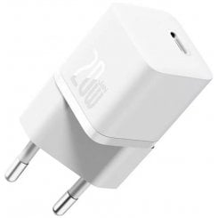 Мережевий зарядний пристрій Baseus GaN5 USB Type-C 20W (P10162503213-00) White