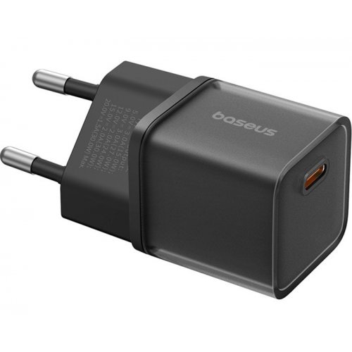 Купити Мережевий зарядний пристрій Baseus GaN5 USB Type-C 30W (P10162504113-00) Black - ціна в Києві, Львові, Вінниці, Хмельницькому, Франківську, Україні | інтернет-магазин TELEMART.UA фото