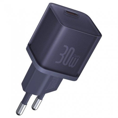 Купити Мережевий зарядний пристрій Baseus GaN5 USB Type-C 30W (P10162504523-00) Purple - ціна в Києві, Львові, Вінниці, Хмельницькому, Франківську, Україні | інтернет-магазин TELEMART.UA фото