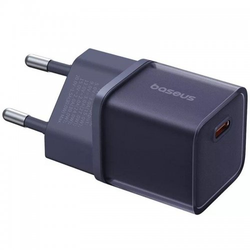 Купити Мережевий зарядний пристрій Baseus GaN5 USB Type-C 30W (P10162504523-00) Purple - ціна в Києві, Львові, Вінниці, Хмельницькому, Франківську, Україні | інтернет-магазин TELEMART.UA фото